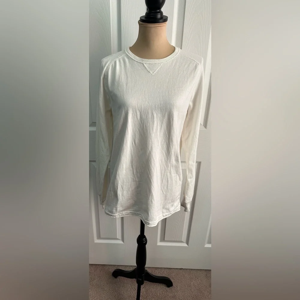 Classic White Long Sleeve Tee - Picture 1 of 5